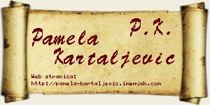 Pamela Kartaljević vizit kartica